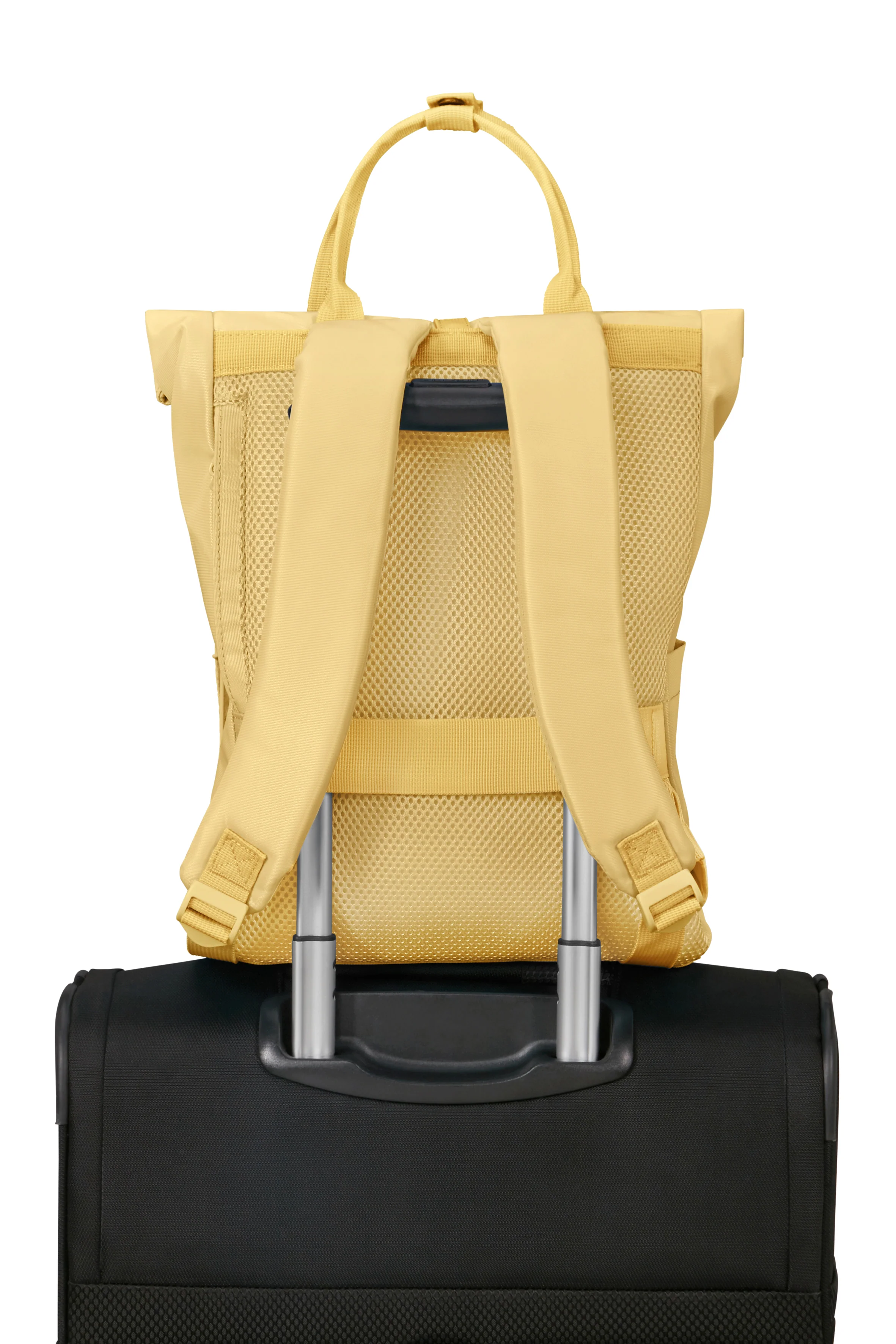 Pack Maleta Cabina SoundBox + Mochila Urban groove de American Tourister - Amarillo pastel - Image 17