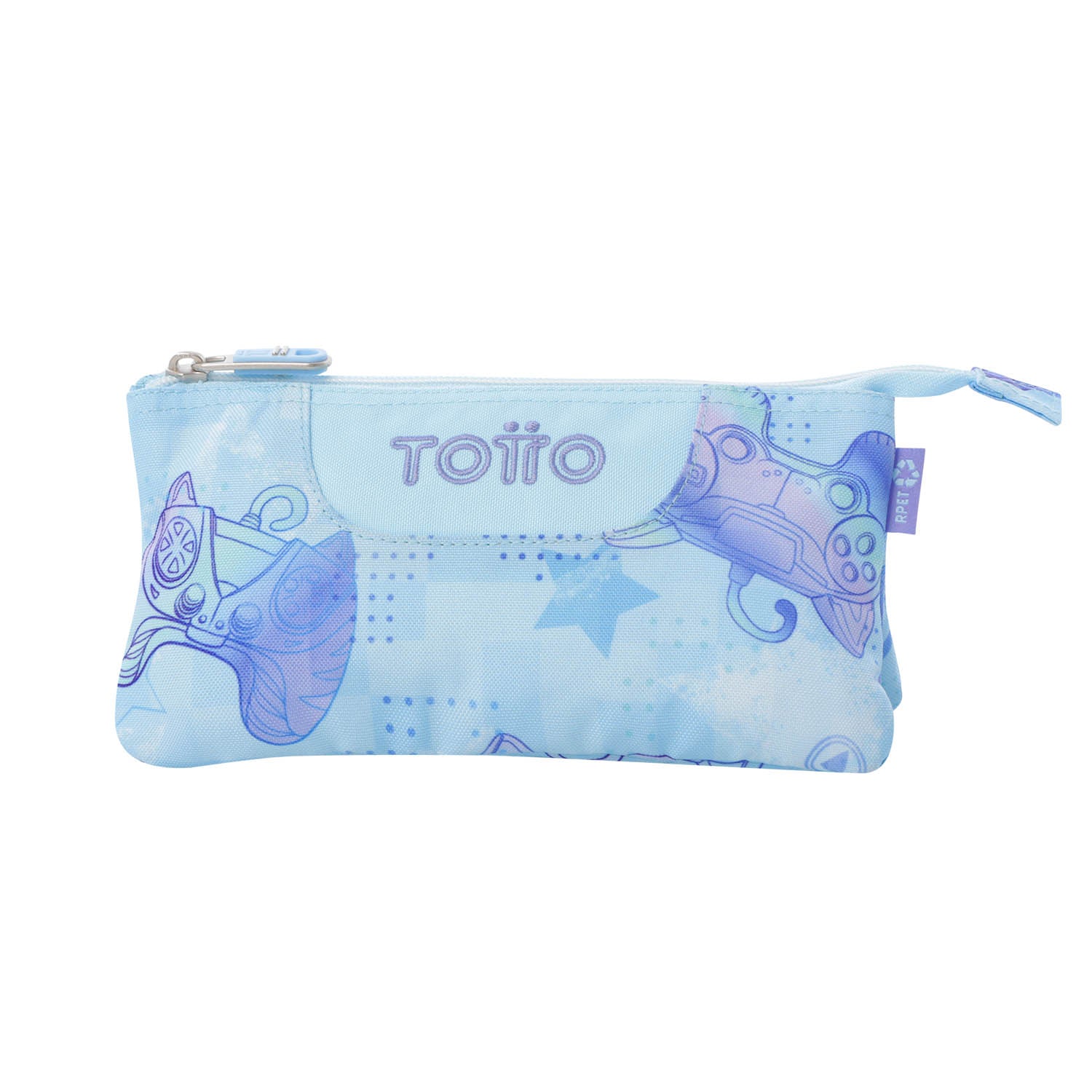 TOTTO Mochila escolar con ruedas Renglones + Estuche Tablero - 1FY Polar - Image 3