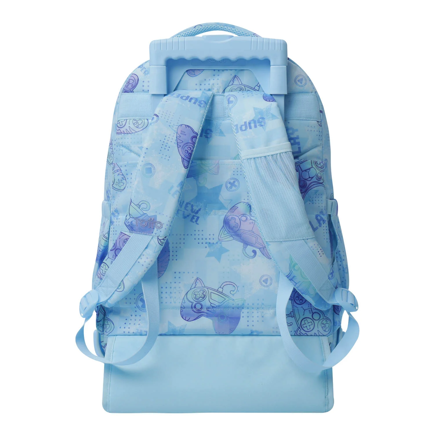 TOTTO Mochila escolar con ruedas Renglones + Estuche Tablero - 1FY Polar - Image 7