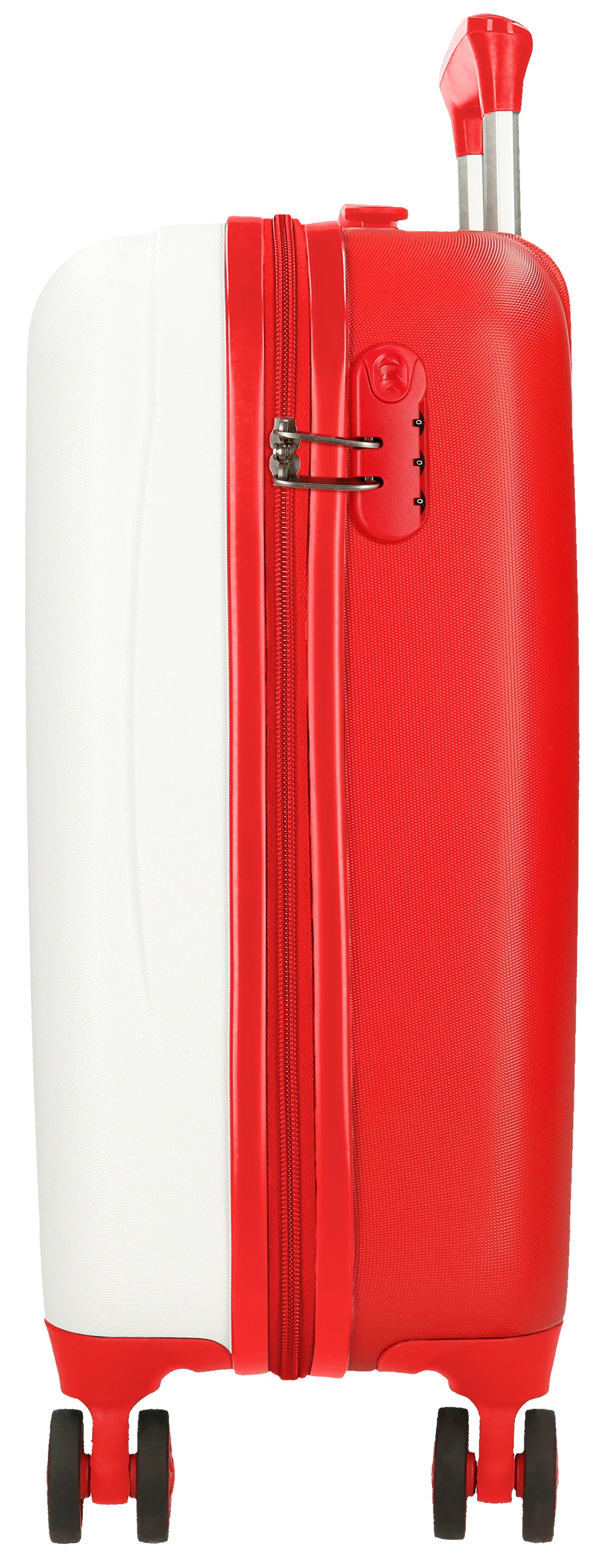 TROLLEY ABS 50CM.4R. MICKEY  MM28 RACING BLANCO-ROJO - Image 4