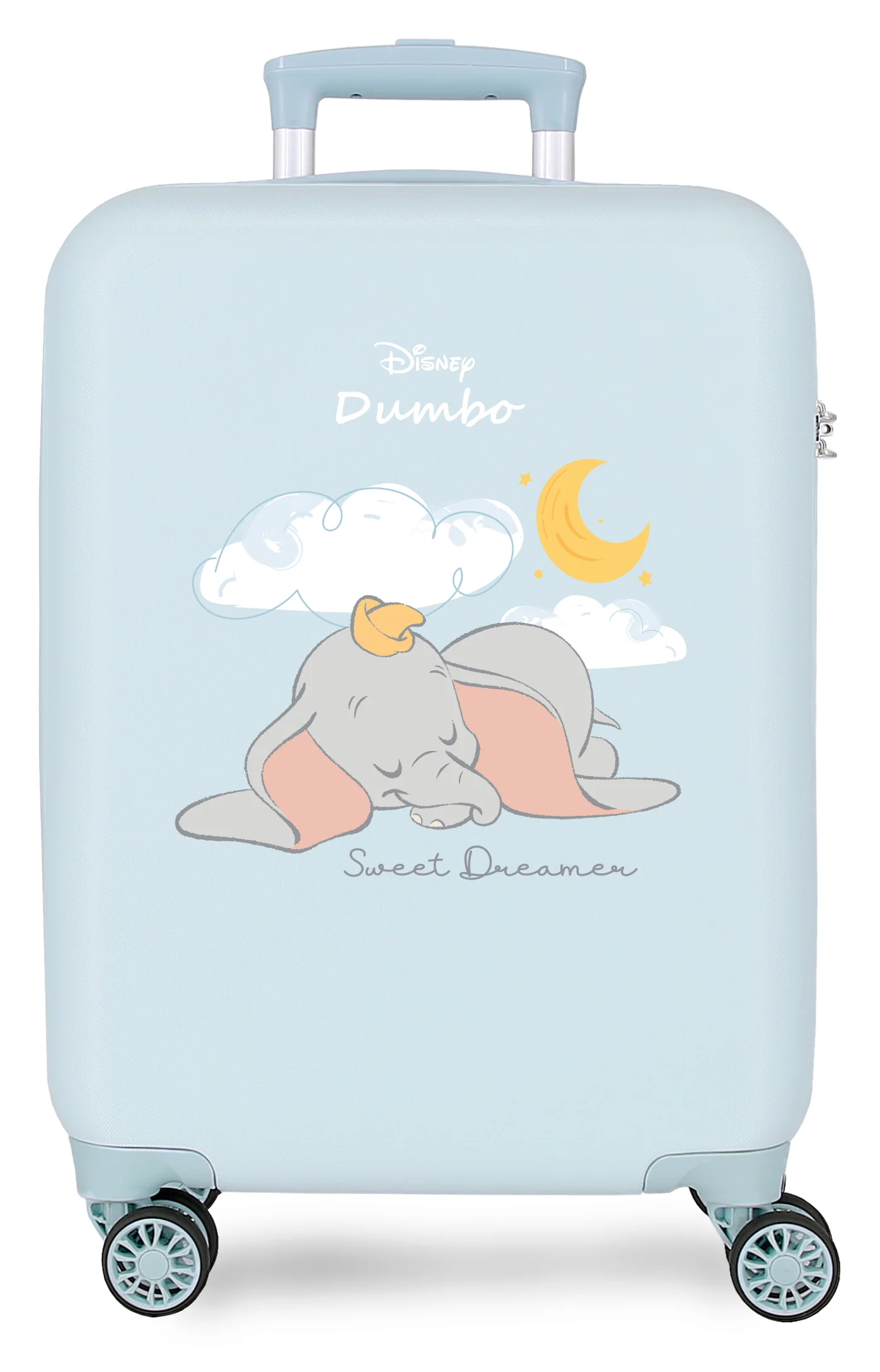 TROLLEY ABS 55CM.4R. DUMBO SWEET DREAMS AZUL CLARO