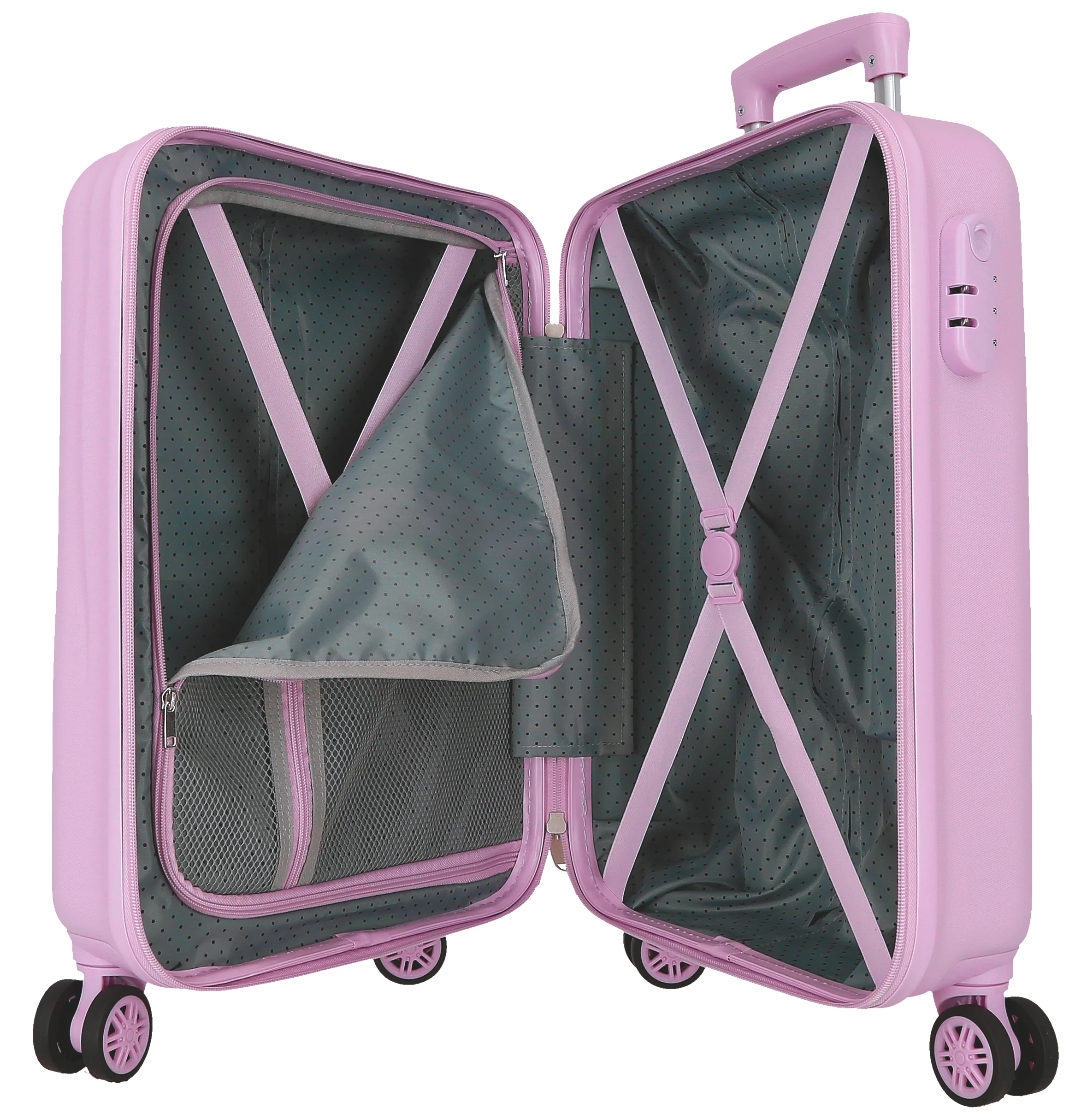TROLLEY ABS 55CM.4R. HANNA MONTANA LILA - Image 2