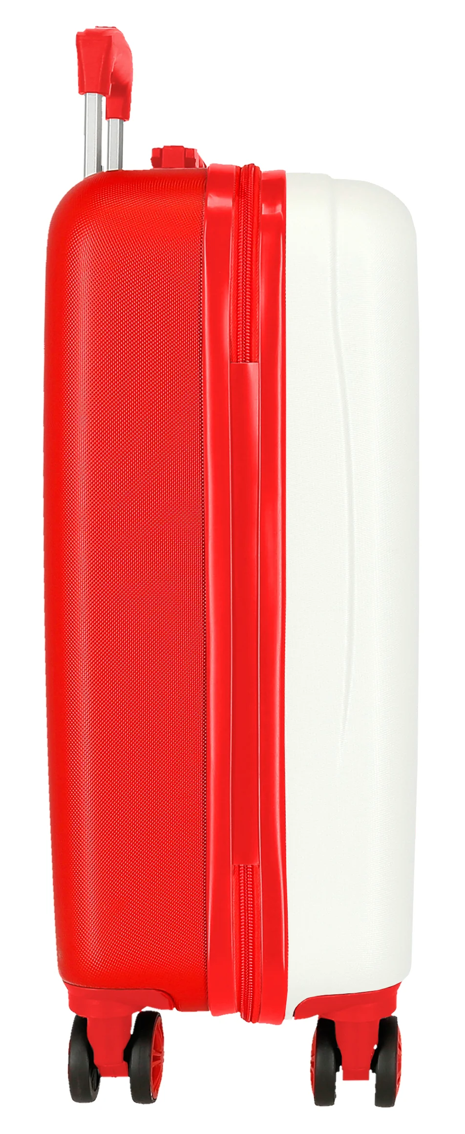 TROLLEY ABS 55CM.4R. MICKEY MM28 RACING BLANCO-ROJO - Image 6