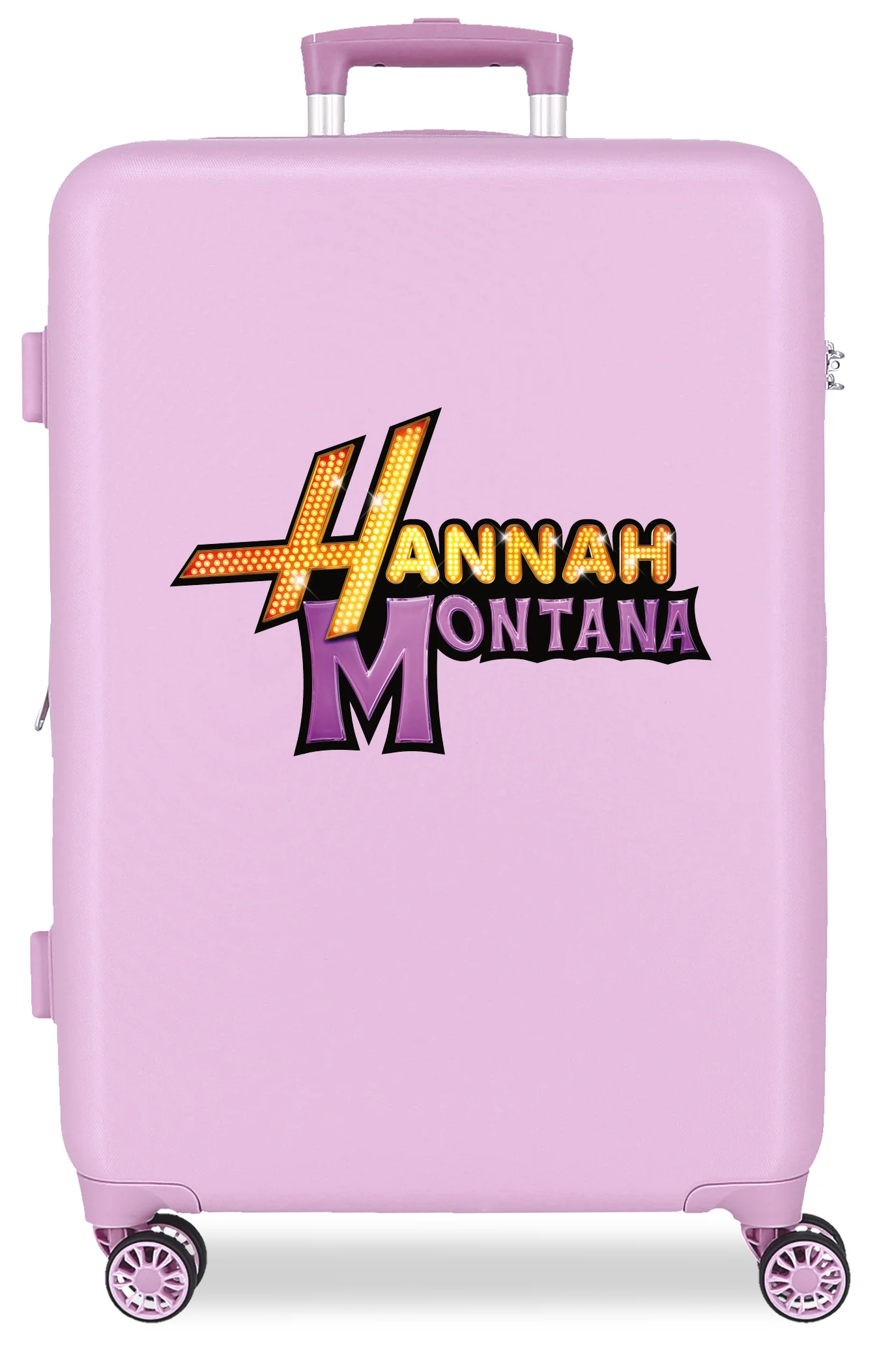 TROLLEY ABS 65CM.4R.C/EXP.  HANNA MONTANA LILA